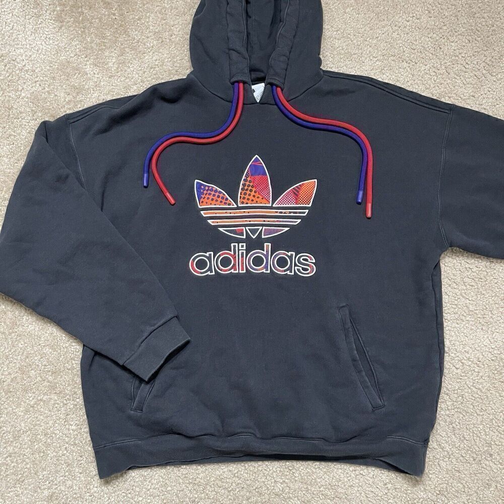 adidas Originals Men's Chinese Lunar New Year Graphic Hoodie LNY CNY Medium